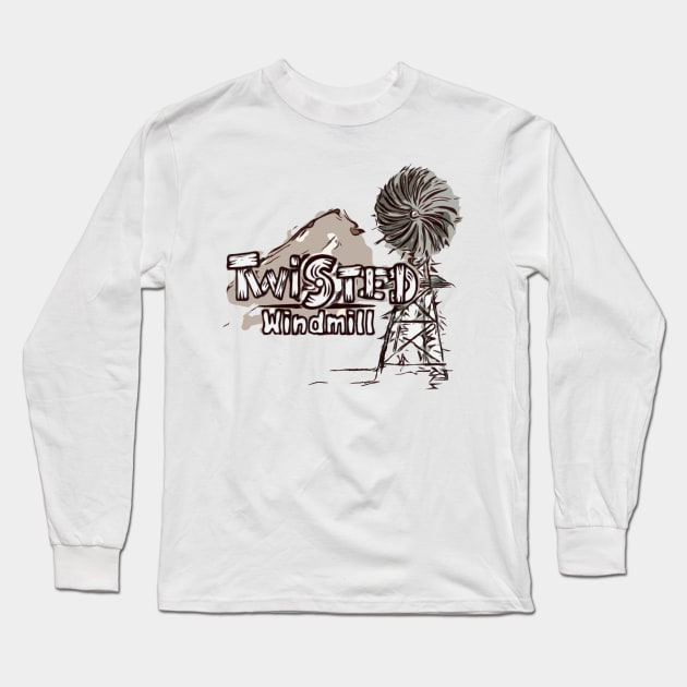 Twisted Windmill old style Long Sleeve T-Shirt by eSeaty